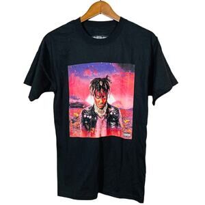 Juice WRLD 999 Merch Legends Never Die Graphic Tee Short Sleeve Black - S